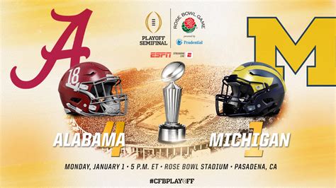 alabama in the rose bowl|rose bowl score today.